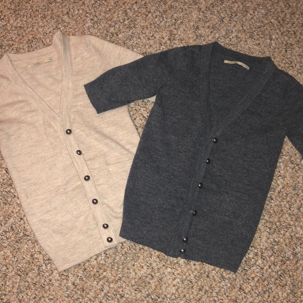 Set of 2 Rubbish Short Sleeve Cardigans